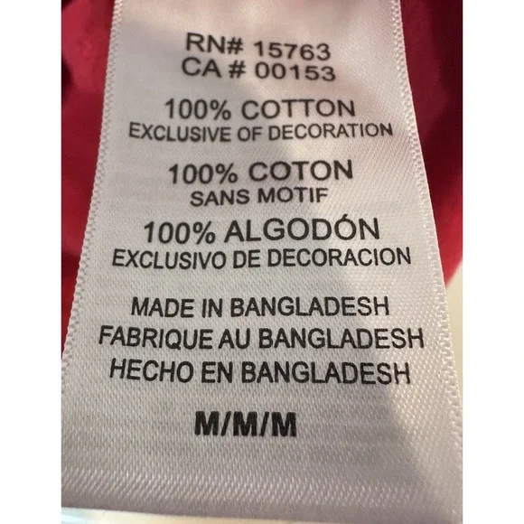 Ohio State Buckeyes red short sleeve t-shirt sz M‎ Champion 100% cotton GUC - Picture 3 of 5